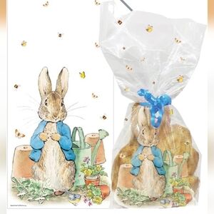 Meri Meri Peter Rabbit Clear Party Favor Cello Bags